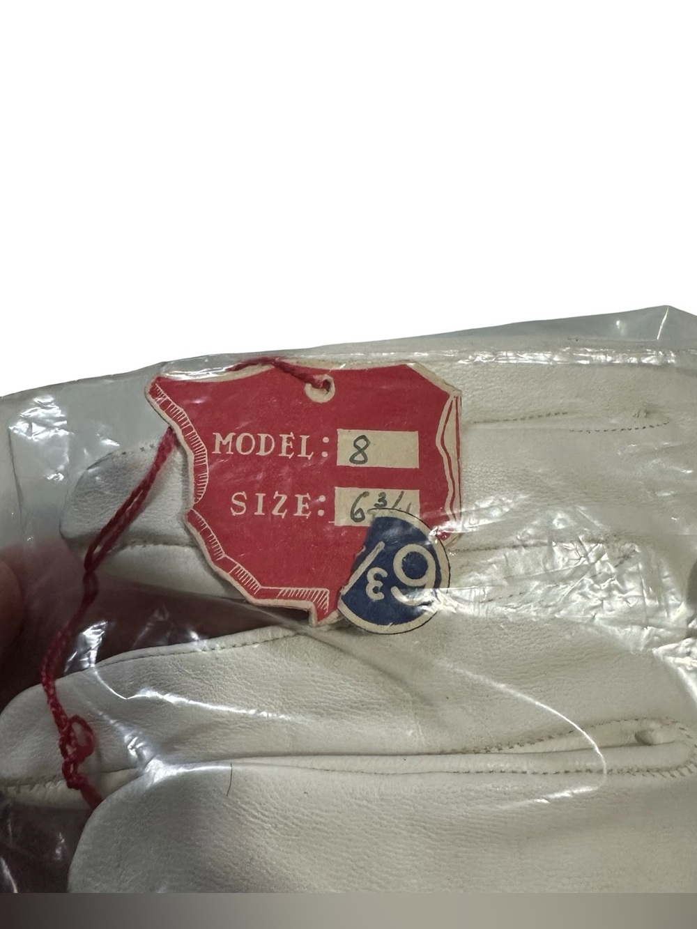 Vtg Espana Gloves Sz 6 3/4 Small Deadstock Cream Leather Long Opera Spain NWT